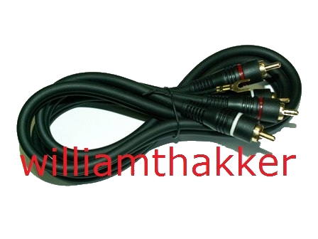 analogis Tonarmkabel (RCA/RCA) 1,0m
